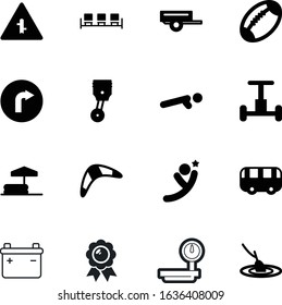 sport vector icon set such as: badge, reaching, winner, empty, jump, industry, trophy, rugby, warehouse, inflatable, drive, fishing, bus, young, win, american, joy, turn, boomerang, office