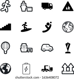 sport vector icon set such as: basket, summer, race, road, surfboard, motion, arrows, athlete, warehouse, logo, sprint, long, pack, post, moving, pennant, star, jump, run, house, fill, automobile
