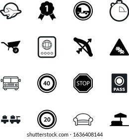 sport vector icon set such as: fly, aircraft, tag, arrival, honor, hall, baggage, warning, school, victory, round, safety, jet, logistic, leader, timer, summer, trip, watch, prize, work, message