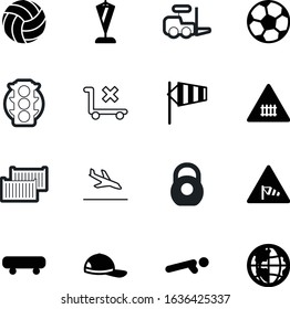 sport vector icon set such as: truck, clothing, sock, steel, care, dangerous, casual, leather, young, blue, train, roadsign, gym, railroad, signage, do, forklift, landing, goal, wear, hydraulic