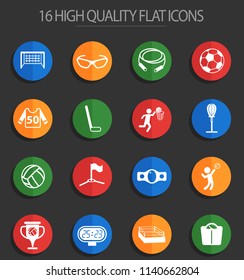 sport vector icons for web and user interface design