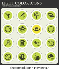 sport vector icons for web and user interface design