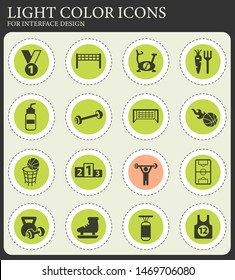 sport vector icons for web and user interface design
