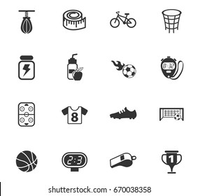 sport vector icons for web and user interface design