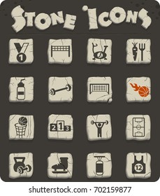 sport vector icons for web and user interface design
