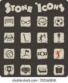sport vector icons for web and user interface design