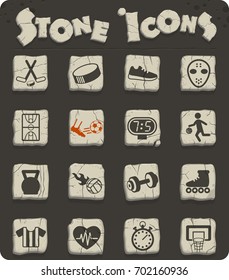 sport vector icons for web and user interface design