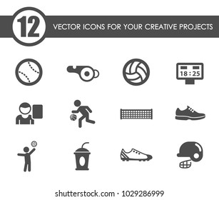 sport vector icons for your creative ideas