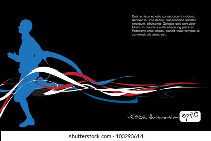 Similar Images, Stock Photos & Vectors of Abstract wave, vector