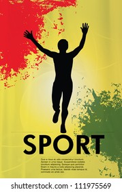 Ilustración vectorial deportiva