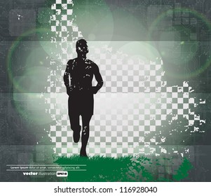Ilustración vectorial deportiva