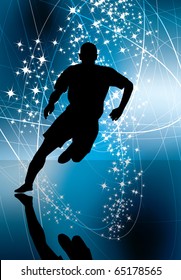 Ilustración vectorial deportiva