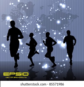 Ilustração de vetor de esporte
