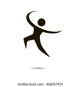 Sport - vector logo concept illustration. Minimalist logo.