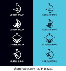 sport vector logo design template. suitable for company logo, print, digital, icon, apps, and other marketing material purpose. sport logo set