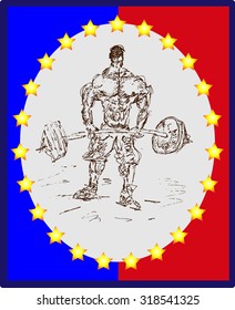 sport, vector, silhouette, abstract, symbol, athlete, match,poster, training, sign, game, success, champion, athletic, splash, event, recreation, tire, stunt, extremal, fresh, object,  energy, label