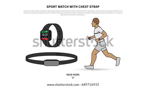 fitness tracker with chest strap