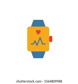 Sport Watch icon. Simple flat element from fitness collection. Creative sport watch icon for templates, software and apps.