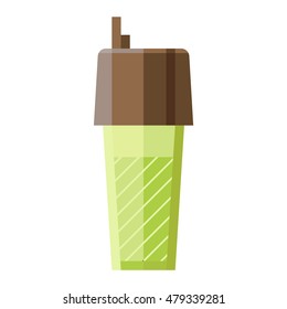 Sport water bottle vector