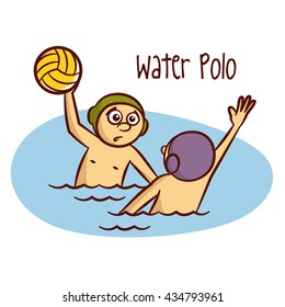 Sport. Water Polo. Vector Illustration