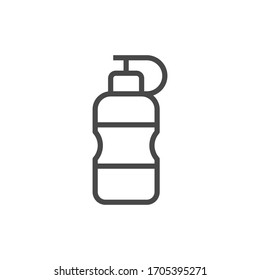 Sport water pot Icon vector illustration flat