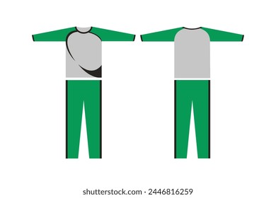 sport wear apparel design template