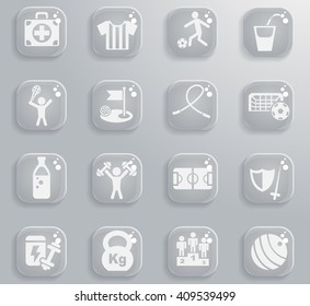 sport web icons for user interface design