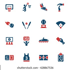 sport web icons for user interface design
