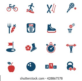 sport web icons for user interface design