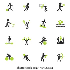 sport web icons for user interface design