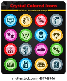 sport web icons for user interface design