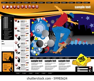 Sport website template