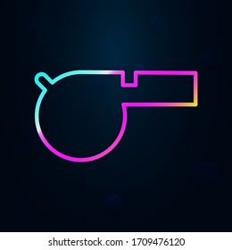 Sport, whistle nolan icon. Simple thin line, outline vector of sport icons for ui and ux, website or mobile application