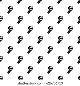 Sport whistle pattern seamless in simple style vector illustration
