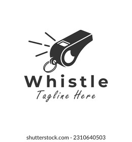 sport whistle vector illustration logo design