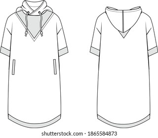sport woman dress vector illustration
