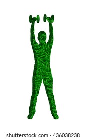 sport woman grass