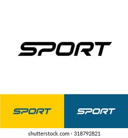 Sport Word Text Logo
