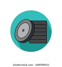 sport and workout flat illustration