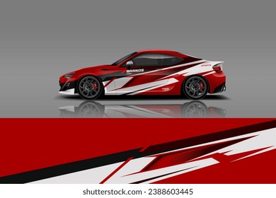 sport Wrap Design. Abstract geometric van wrap printable file eps10 dekal 