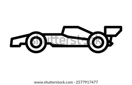 Sportcar icon set. Vector illsutration.