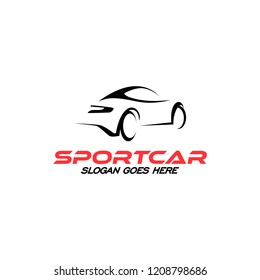 Sportcar logo vector template