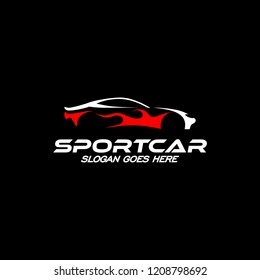 Sportcar logo vector template