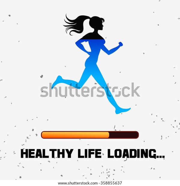 Loading life. Картина девушка фитнес плакат. My Life loading. Life is a Burden logo.