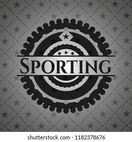 Sporting black badge