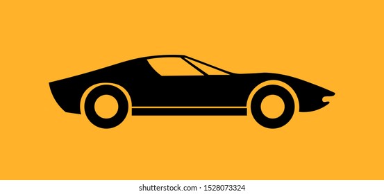 Sporting car, vector art illustration