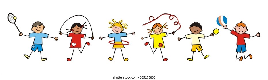 sporting children, sporting events
