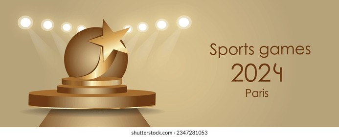 Sporting Event 2024 Vetor Illustration