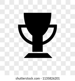 Sportive cup vector icon on transparent background, Sportive cup icon