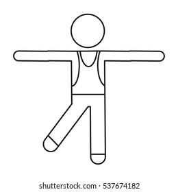 sportman artistic gymnastics outline